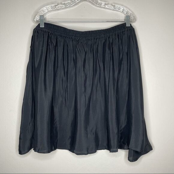Modcloth Black Simplistic Skater Mini Skirt Plus Size 2X NWT - Picture 3 of 8